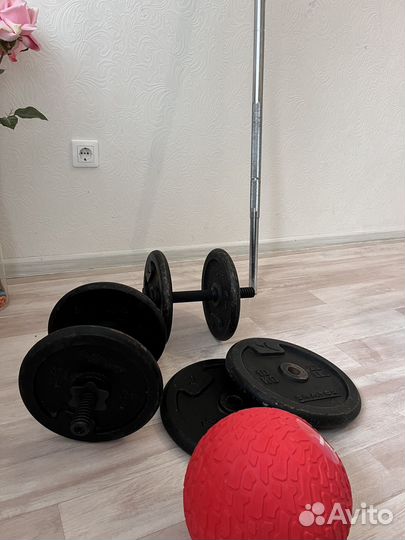 Штанга гриф блины