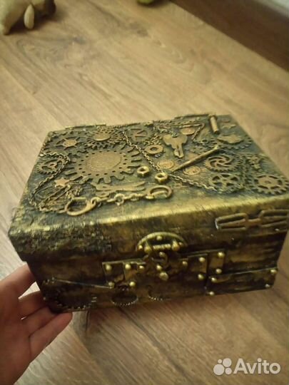 Подарочная коробочка в стиле стимпанк