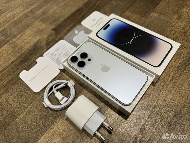 iPhone 14 Pro Silver 512gb идеал e sim