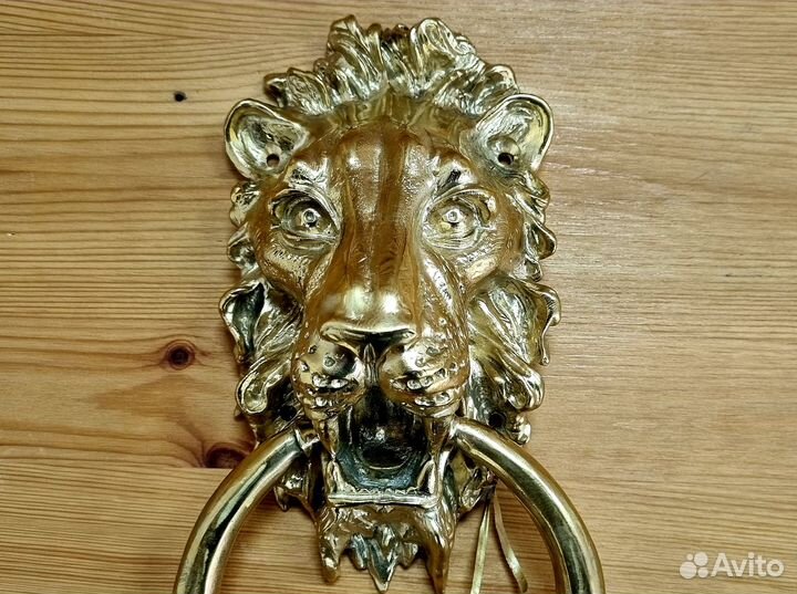 Ручка для входной двери «лев с кольцом»