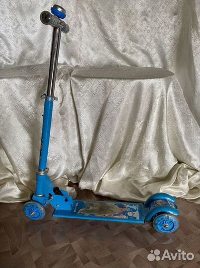 Самокат детский четырехколесный складной