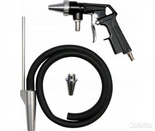 Пистолет пескоструйный yato со шлангом