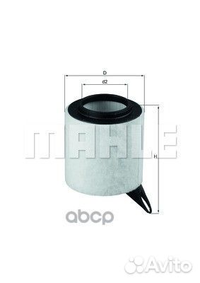 Фильтр воздушный LX1651 Mahle/Knecht