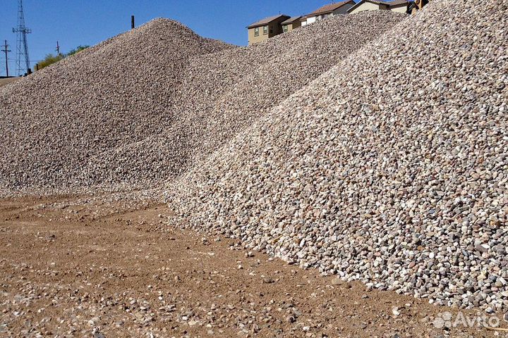 Гравий щебень