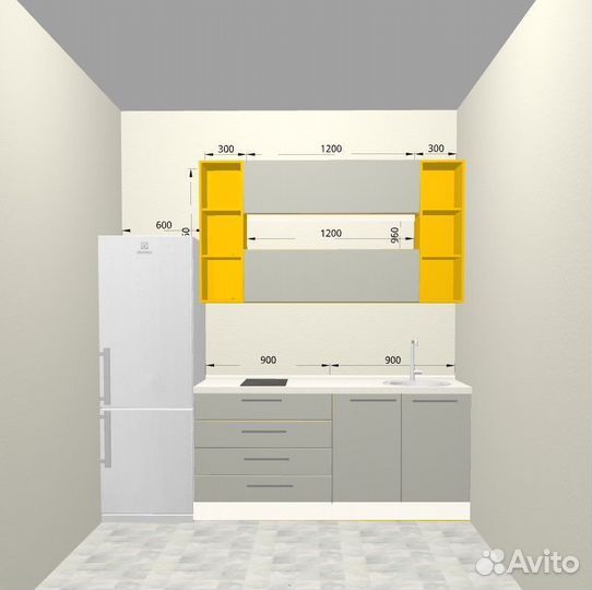Кухня Тетрис 1.8