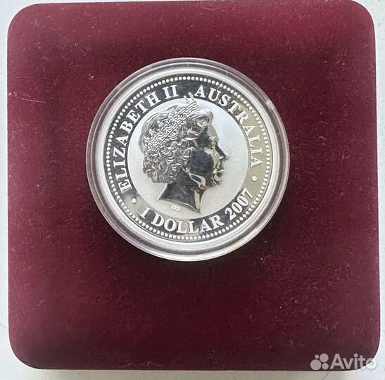Австралийский доллар серебро. Год крысы