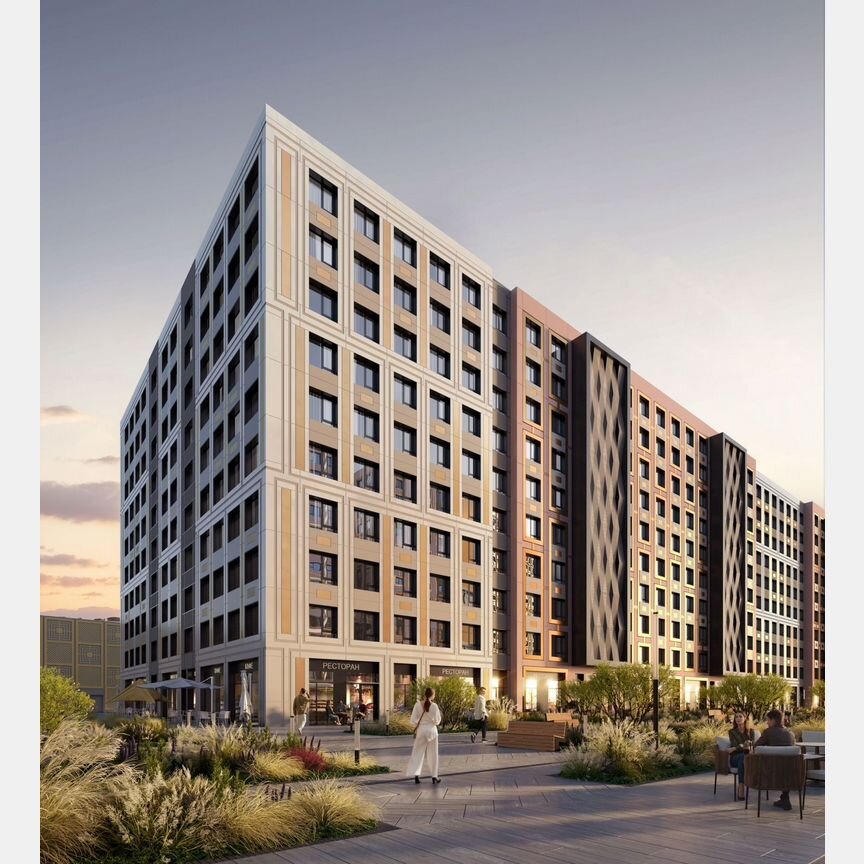 2-к. квартира, 66,3 м², 8/10 эт.