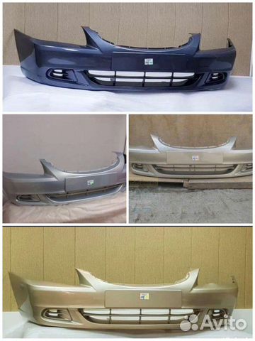 Передний бампер на hyundai accent