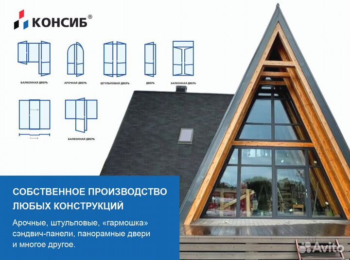 Пластиковые двери под заказ