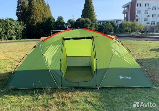 Палатка 4 местная с тамбуром туристическая