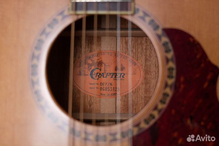 Электроакустическая гитара crafter DE7/n