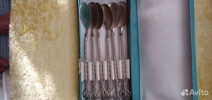 Чайные ложки из мельхиора СССР