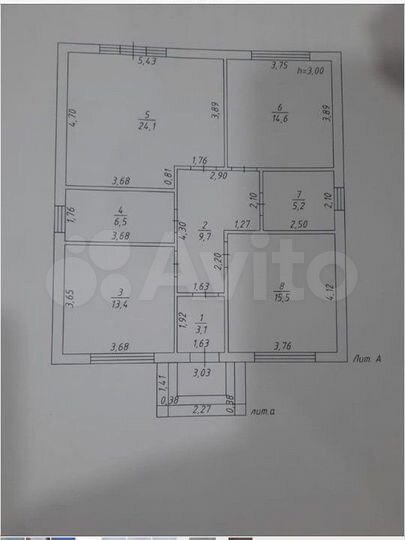 Дом 85 м² на участке 5,5 сот.