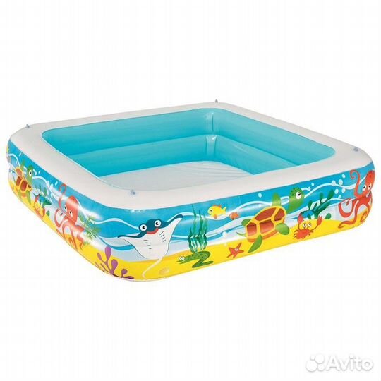 Бассейн Bestway со съемным навесом, 140х140х114см