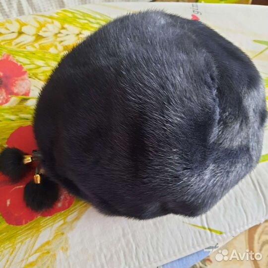 Берет женский из норки мягкий