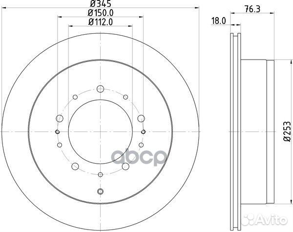 Диск тормозной зад ND1029K nisshinbo
