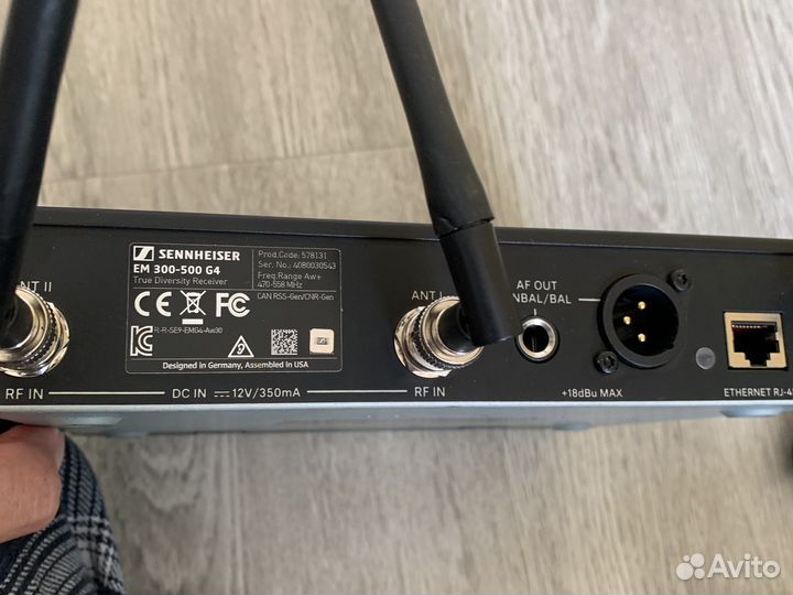 Радиосистема sennheiser ew 500 g4 (Aw+)