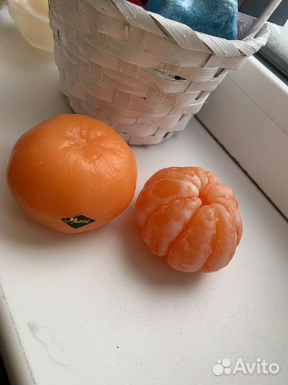 Мыло ручной работы мандарин