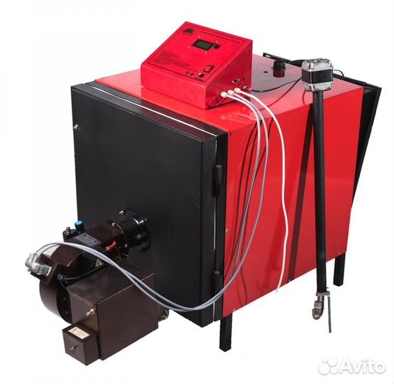 Отопительный котел на отработке с горелкой