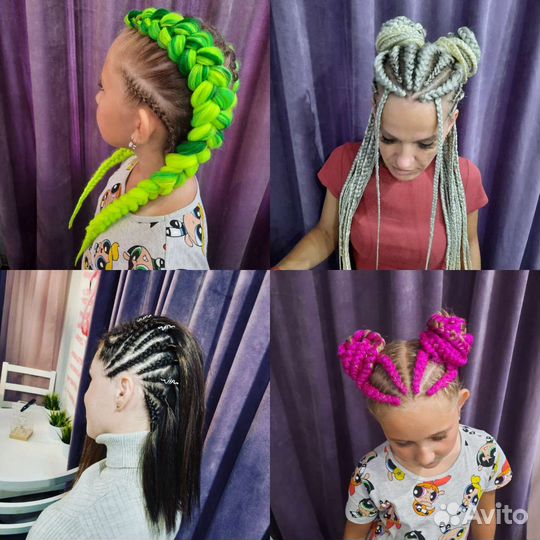 Плетение афрокосичек