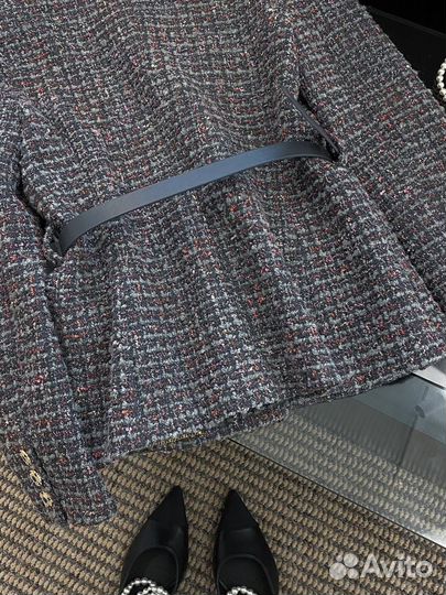 Твидовый жакет chanel женский