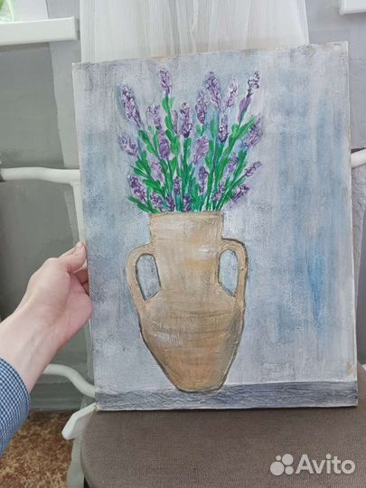 Интерьерная картина текстурная