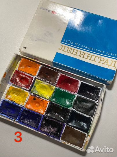 Акварельные краски набор