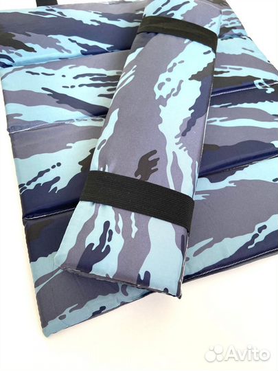 Пляжная сидушка оранжево-жёлтая