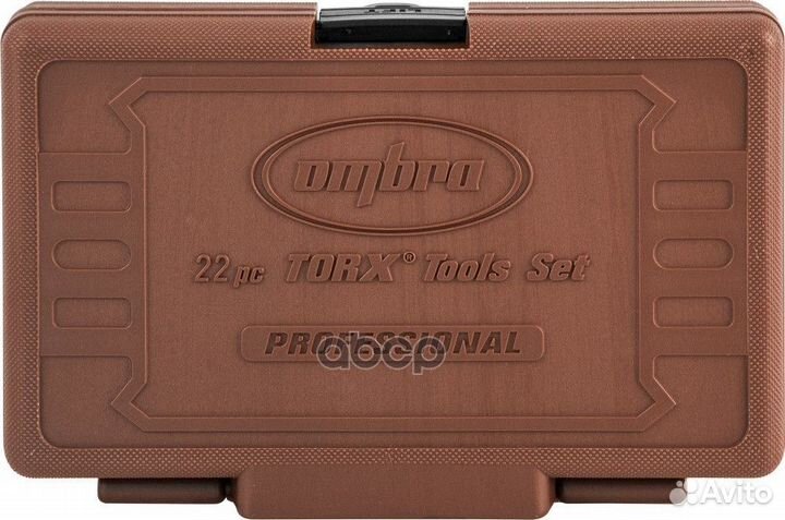 Набор головок торцевых, 22 пр: внешний torx 3/8