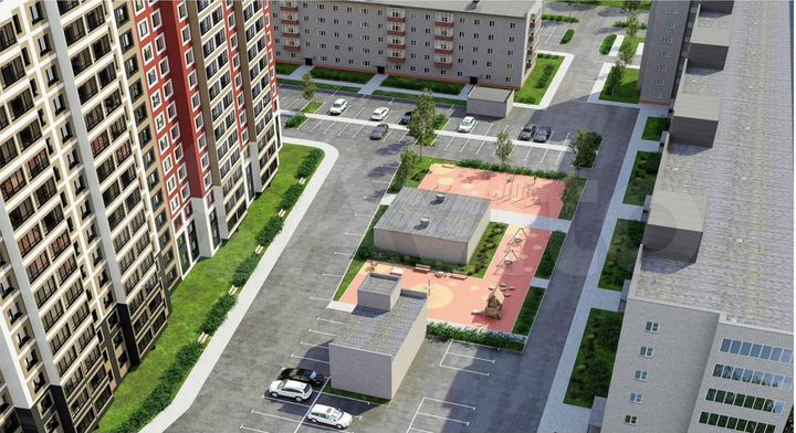 2-к. квартира, 48,8 м², 9/15 эт.