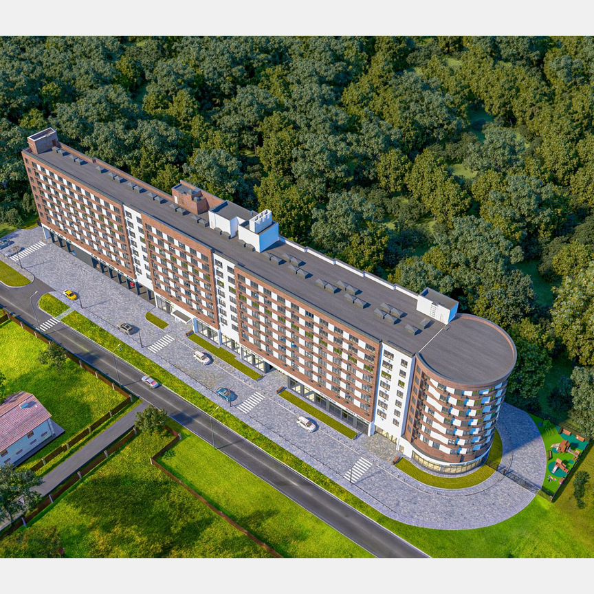 Апартаменты-студия, 31,6 м², 3/3 эт.