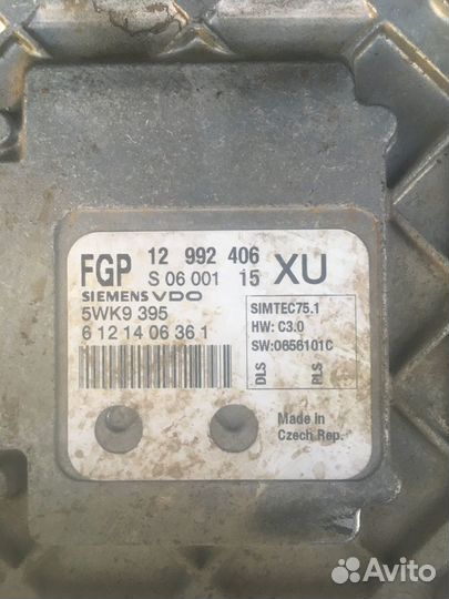 Эбу двигателя Z18XER 1.8л. 140л.с Опель Астра H