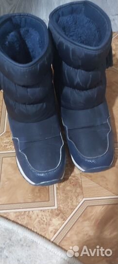Сапоги зимние детские размер 37