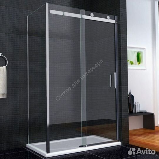 Стеклянные душевые перегородки