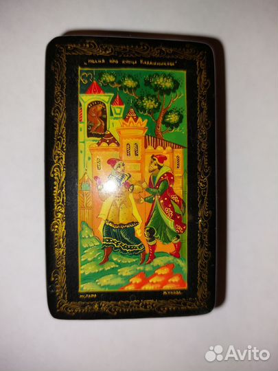 Шкатулка Палех Мстера