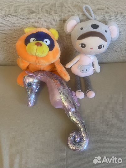 Детские мягкие игрушки. Размер средний