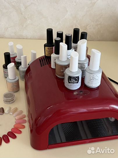 Уф лампа для ногтей + гель лаки