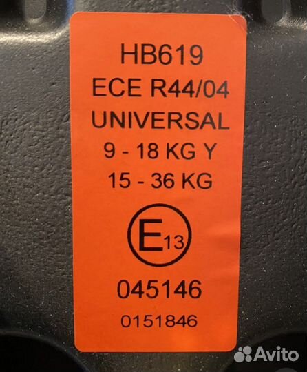 Детское автокресло 9 до 36 кг прокат