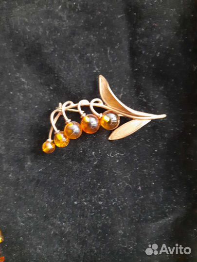 Янтарное дерево, брошь-ландыш, кулон, для кошелька