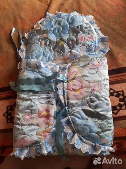 Конверт на выписку для мальчика весна осень