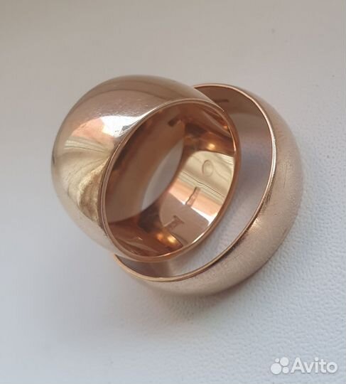 Золотые кольца 583 пробы СССР со звёздой