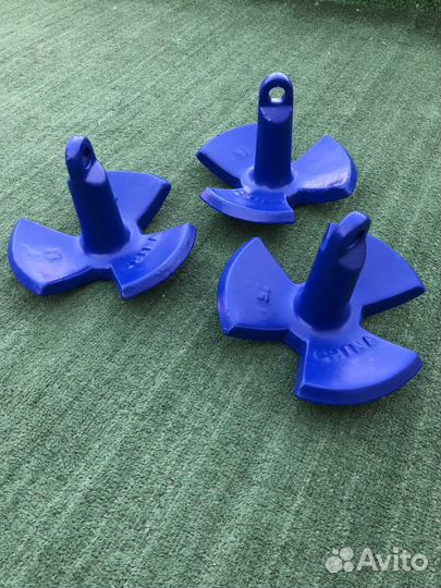 Якорь трёх лепестковый 6.8 кг