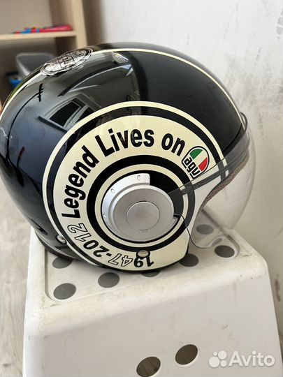 Детский мото шлем