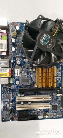 Материнская плата с процессором и озу