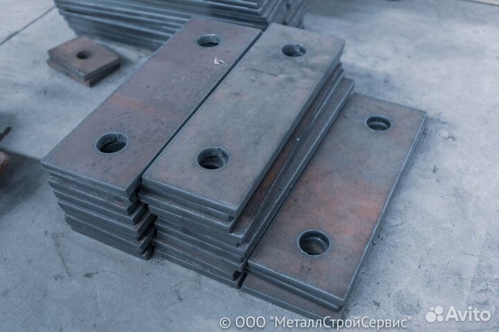 Закладные пластины, плазменная резка