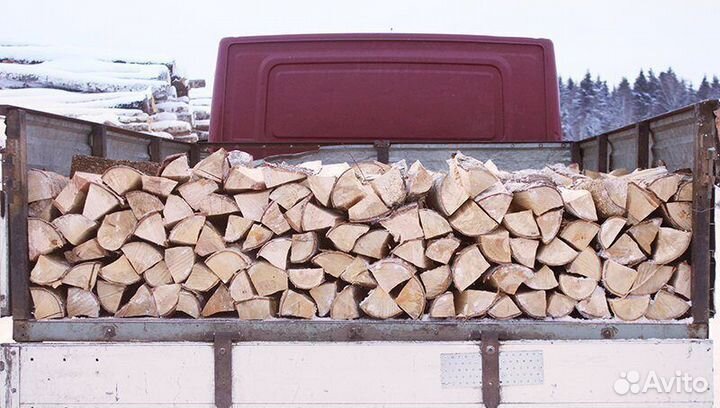 Дрова березовые колотые в укладку 30 см