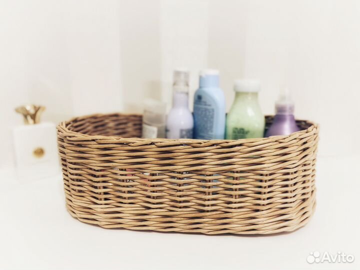 Корзина плетная, изделия из лозы