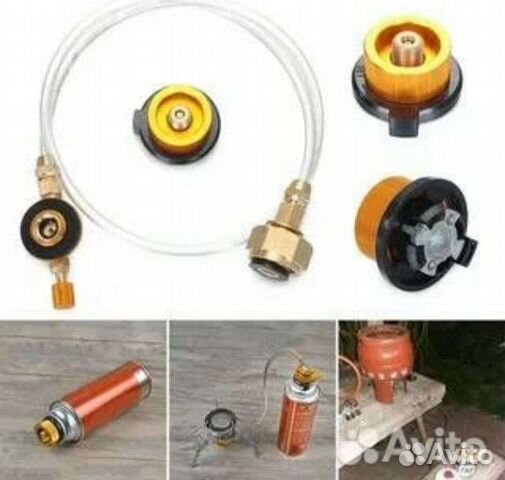 Адаптер переходник для заправки баллончиков газа