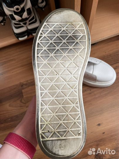 Кожаные кеды