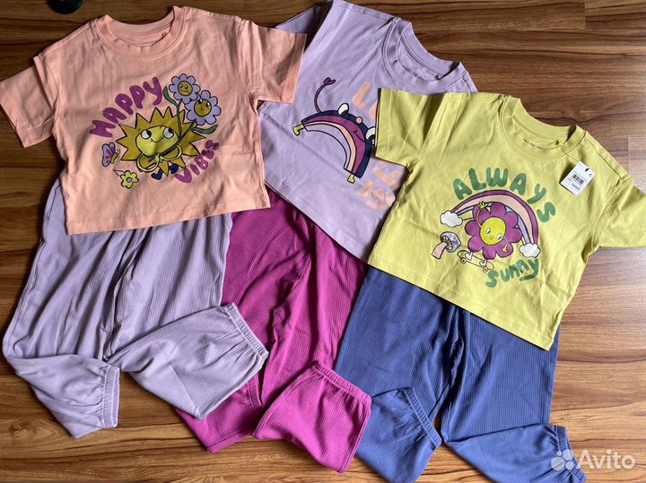 Next пижамы 110 128 для девочек